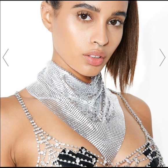 DOLLS KILL Robbery at the Disco Bandanna Choker - Picture 3 of 8